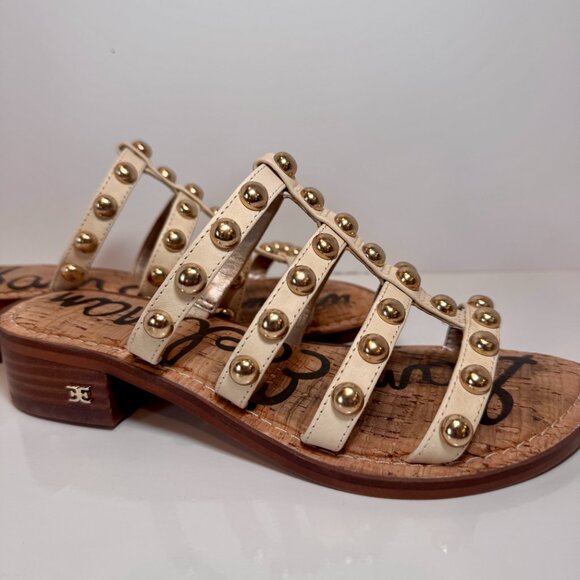 Sam Edelman Size 6 Juniper Mule sandals, thong, studded - Picture 2 of 12